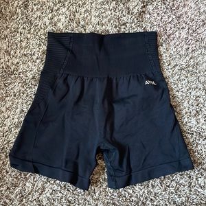 Black workout shorts